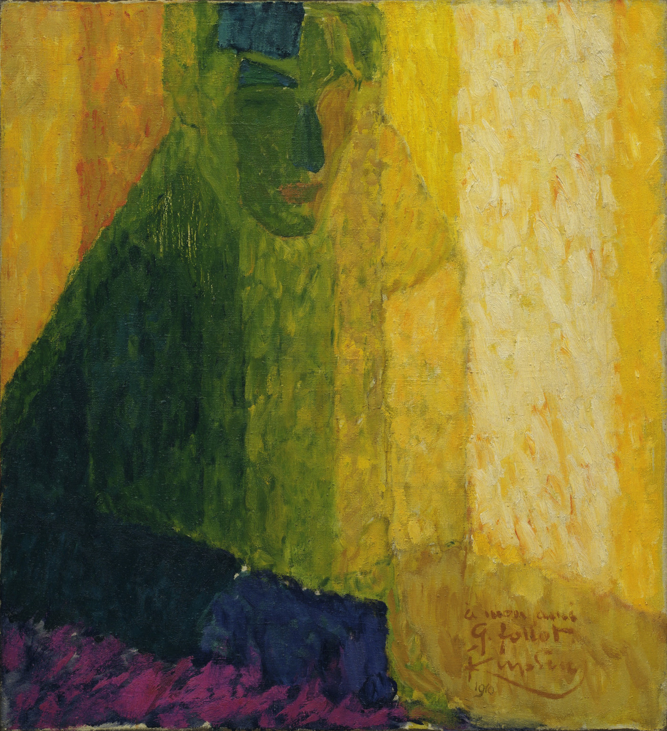 František Kupka. The Musician Follot. 1911? (dated on painting 1910)