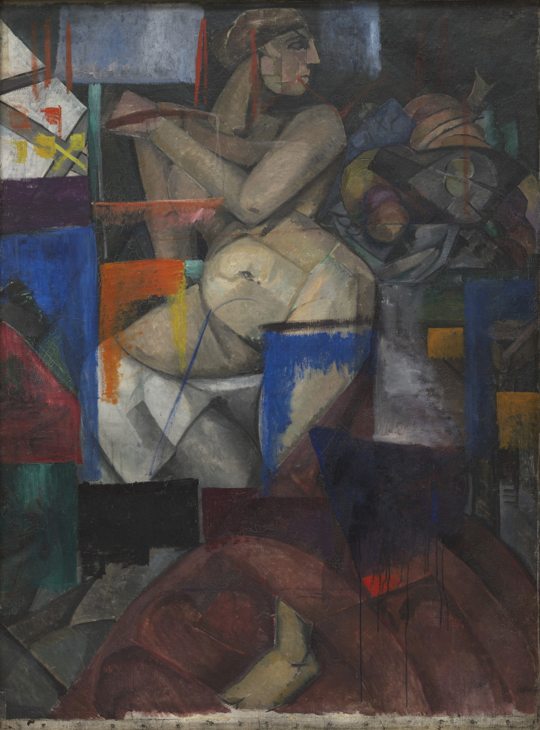 Alexandra Exter. Cubist Nude. c. 1912