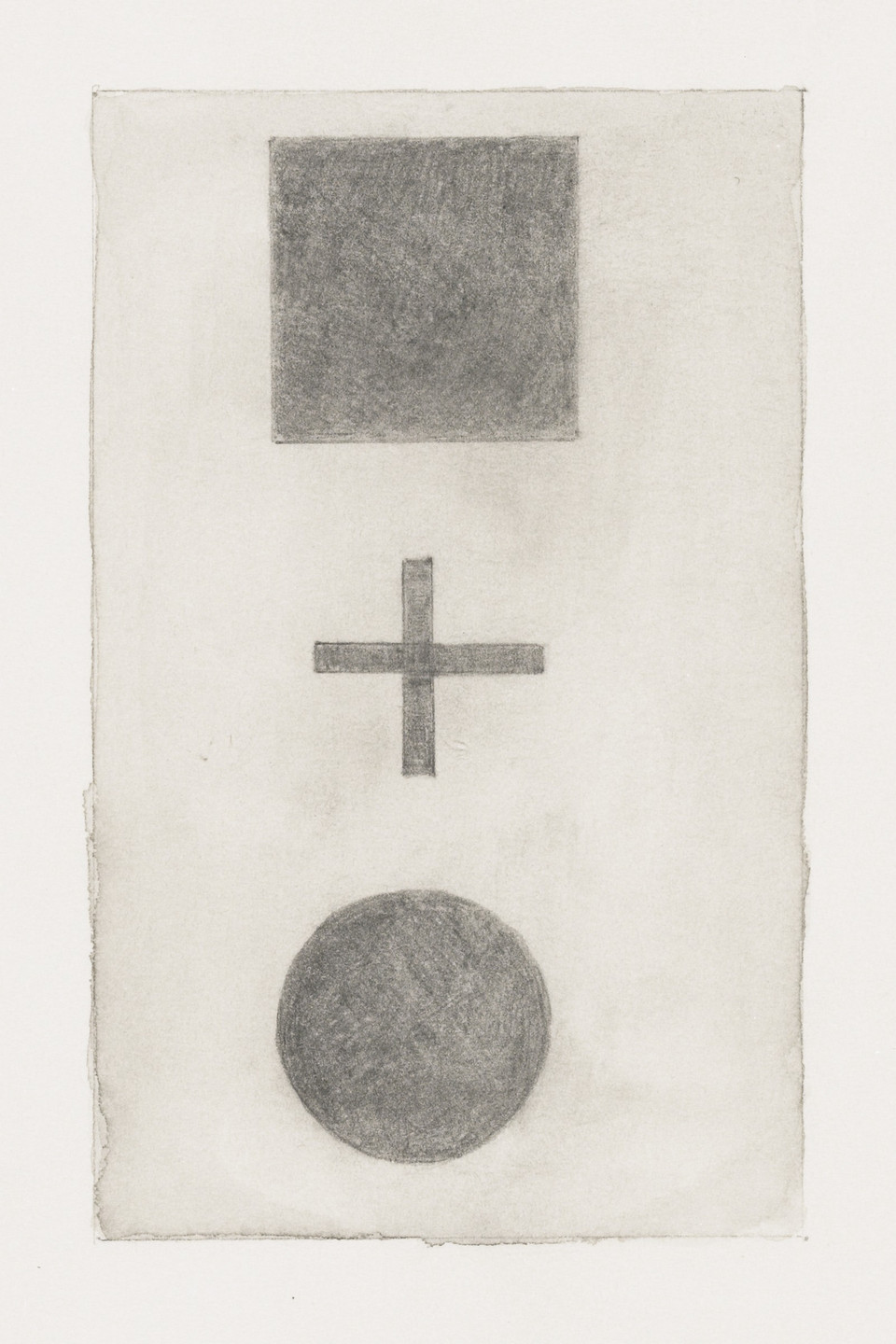 Sherrie Levine. Untitled (After Malevich and Schiele), from the 1917 exhibition, Nature Morte Gallery, New York. 1984