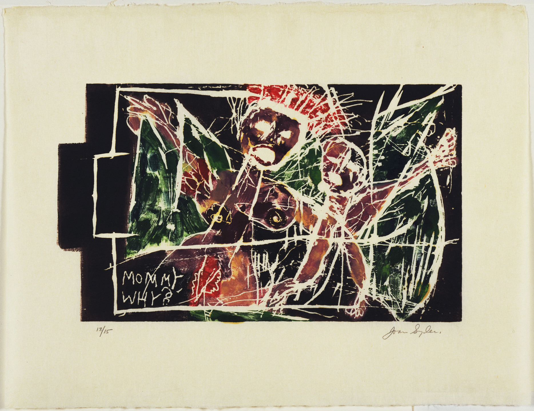 Joan Snyder. Mommy Why?. (1983-84)