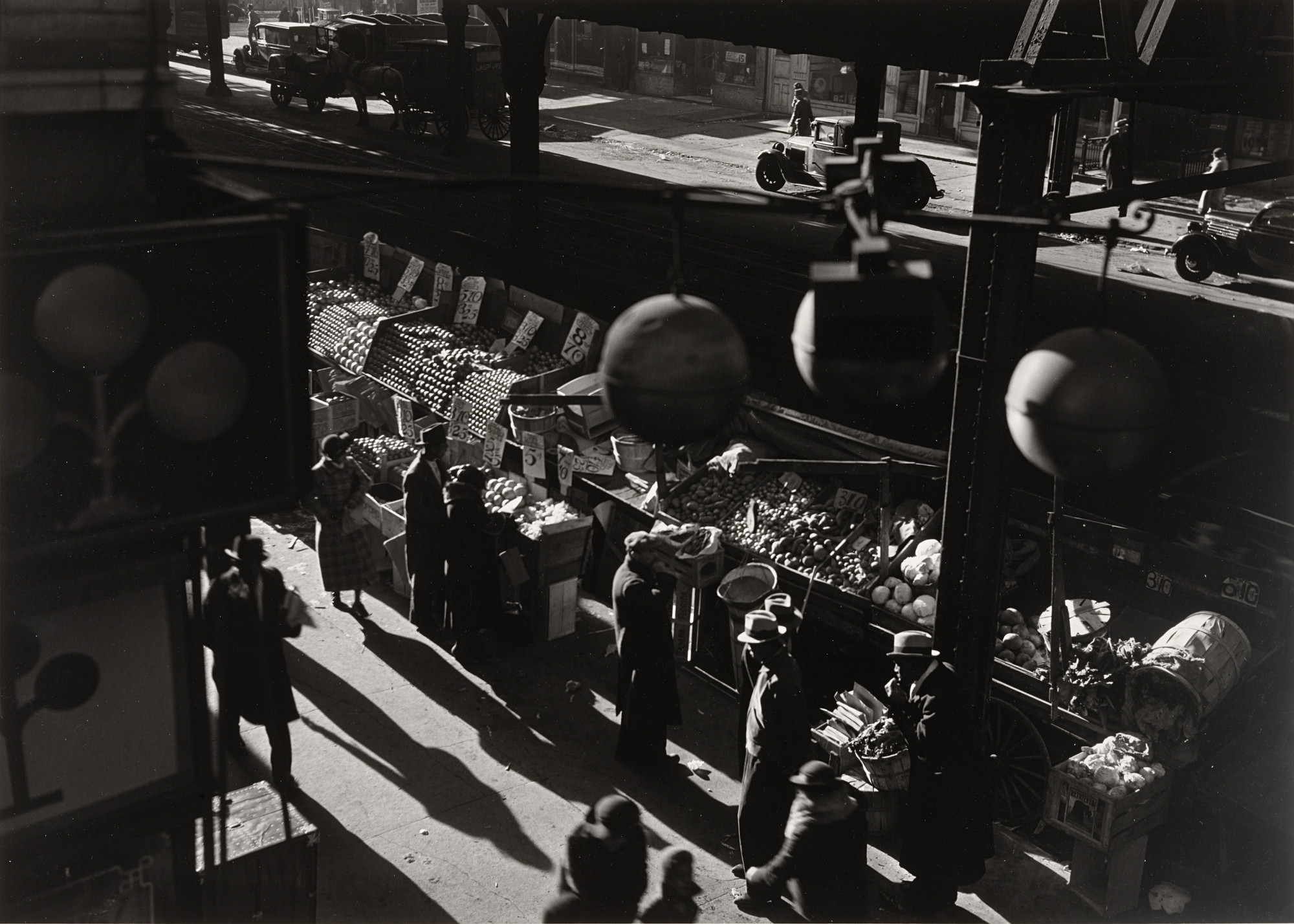 Aaron Siskind. Street Market. c. 1937