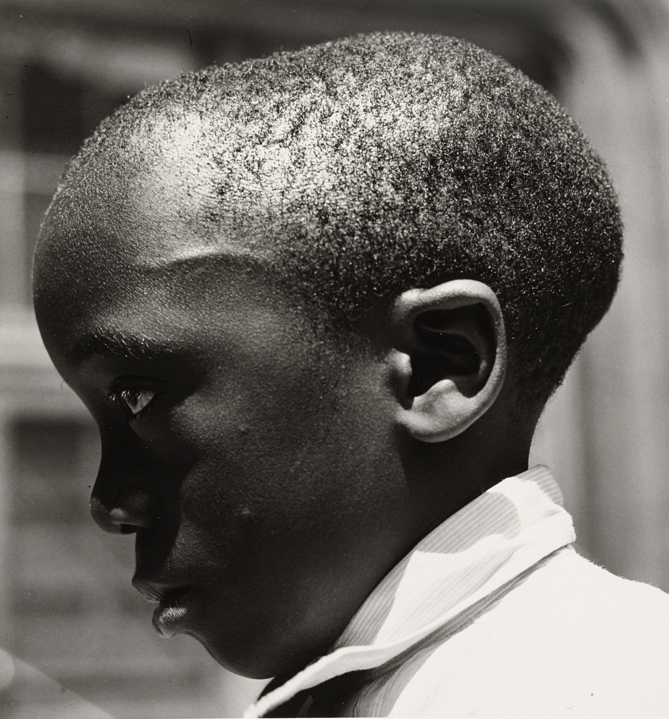 Aaron Siskind. Boy&#39;s Head. 1932