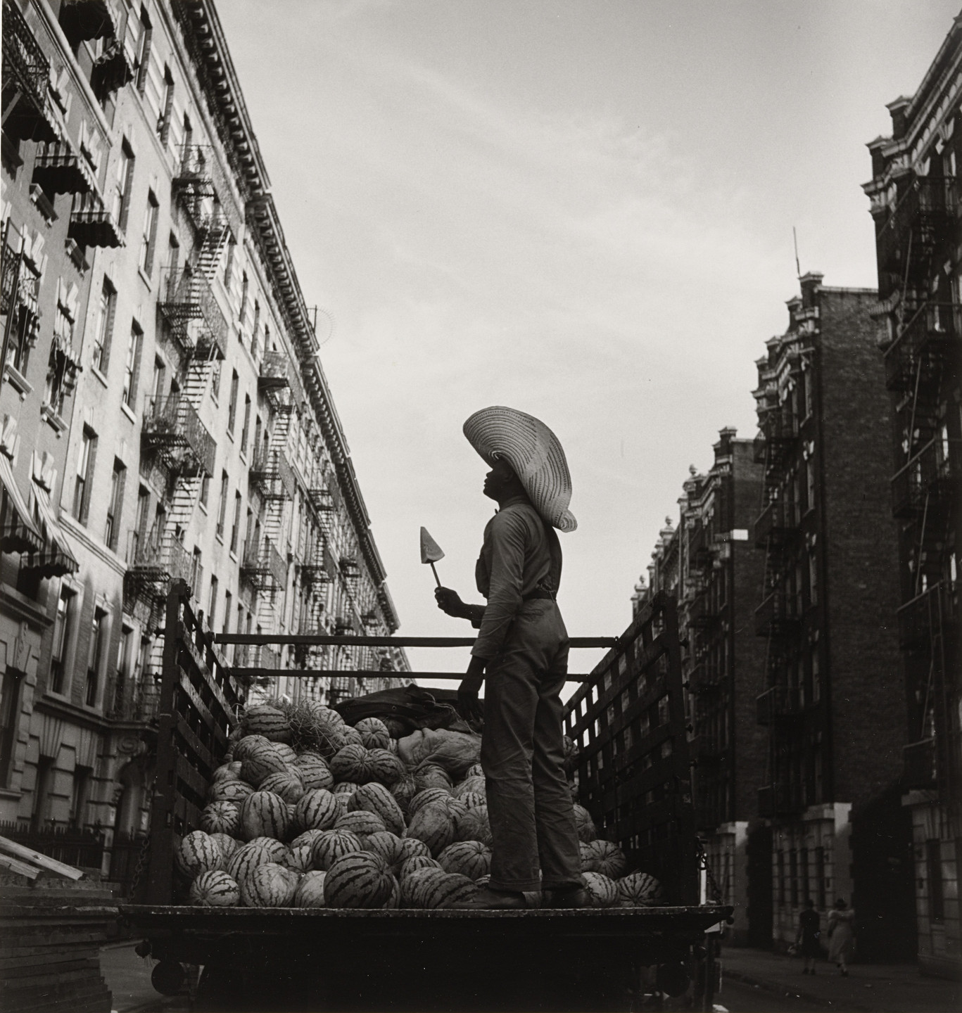 Aaron Siskind. Watermelon Man. 1940