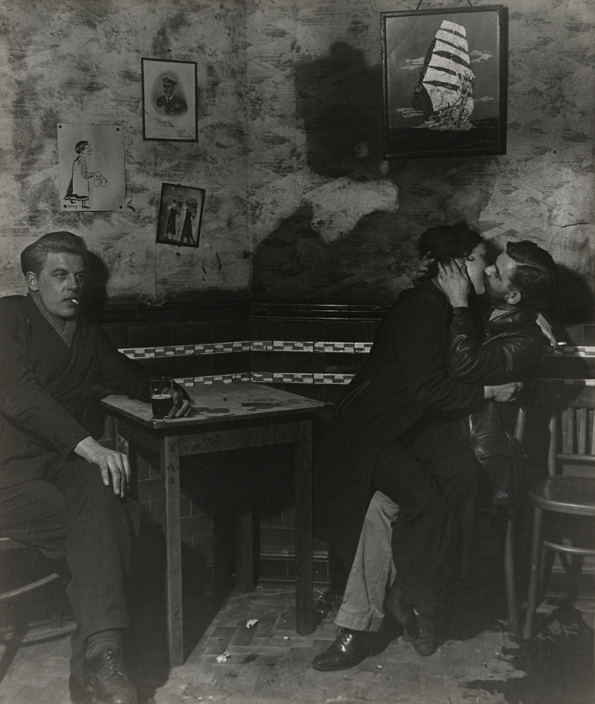 Bill Brandt. In the Public Bar, at Charlie Brown's, Limehouse. c. 1942