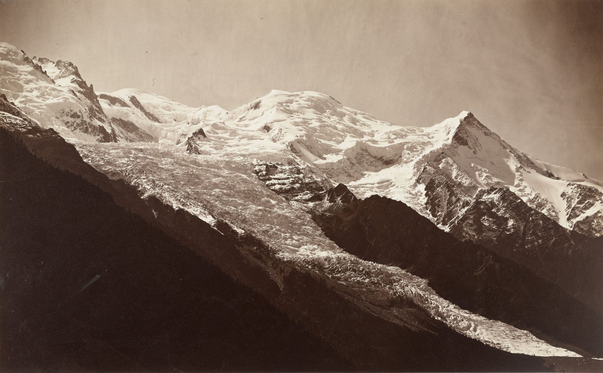 Louis-Auguste Bisson, Auguste-Rosalie Bisson. The Ascent of Mont Blanc. 1860
