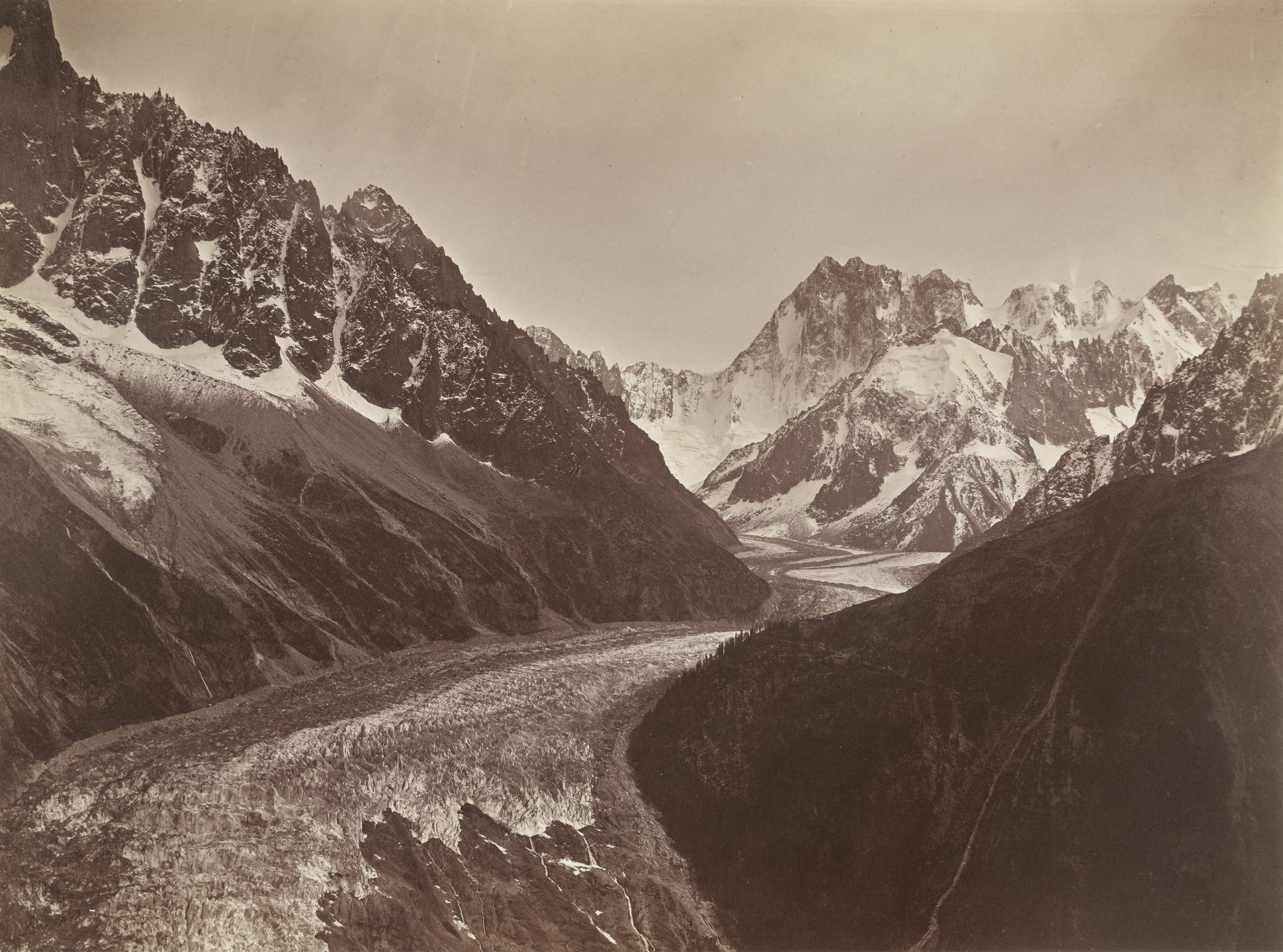 Louis-Auguste Bisson, Auguste-Rosalie Bisson. Mont Blanc. 1860 or 1861