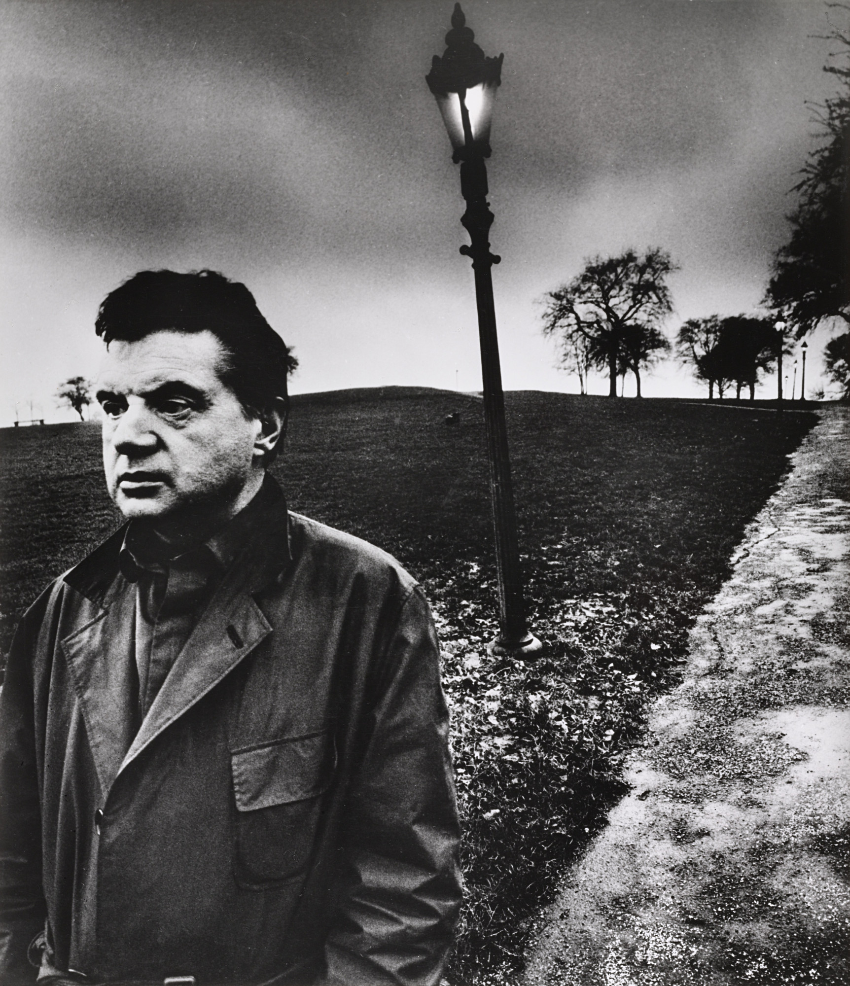 Bill Brandt. Francis Bacon Walking on Primrose Hill, London