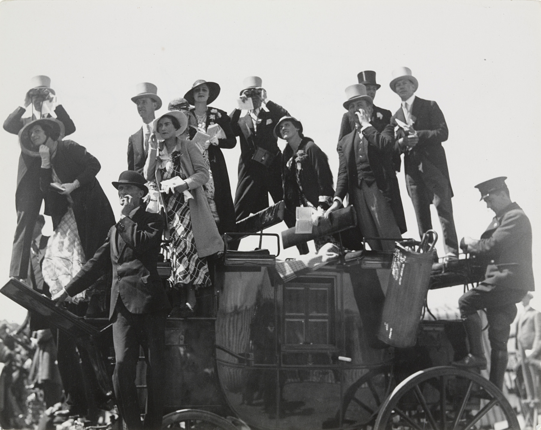 Bill Brandt. Coach Party, Royal Hunt Cup Day, Ascot. 1933
