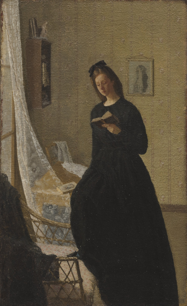 Girl Reading at a Window