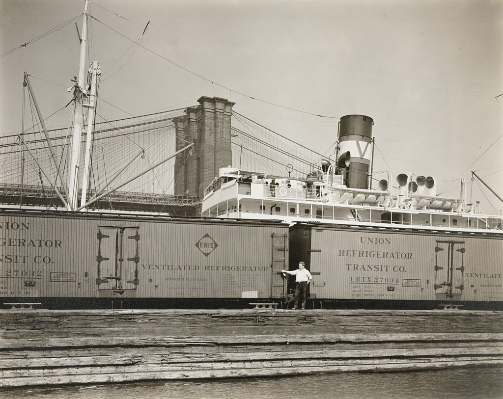 Waterfront from Pier 19, East River, Manhattan