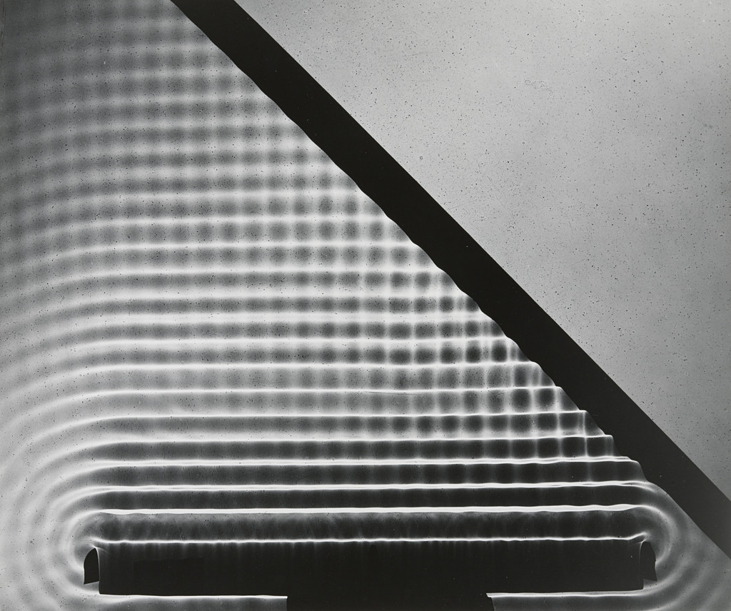 Photogram: Wave Pattern, MIT, Berenice Abbott, 1958-61