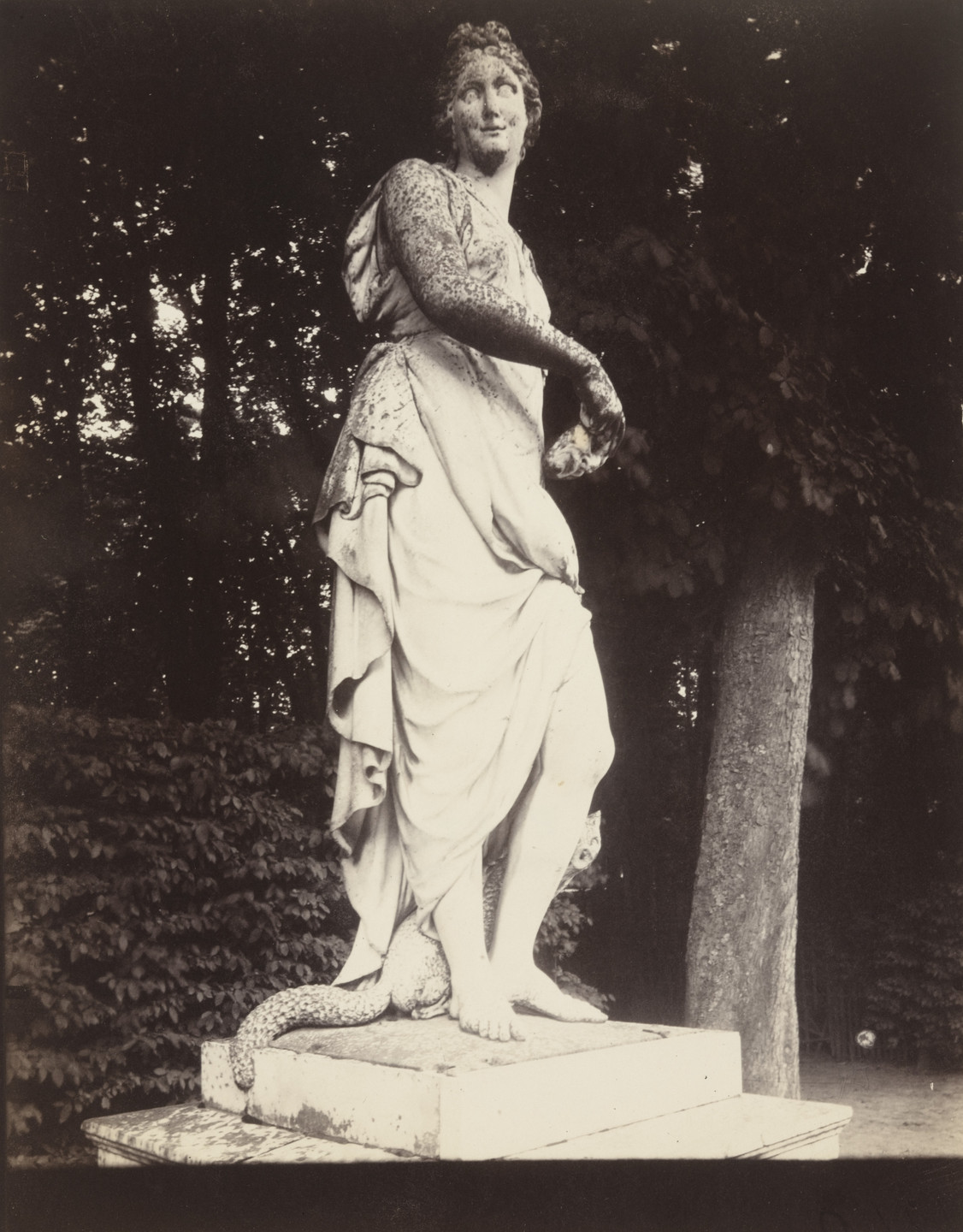 Eugène Atget. Versailles--Deceit by Louis Le Conte. 1923-24