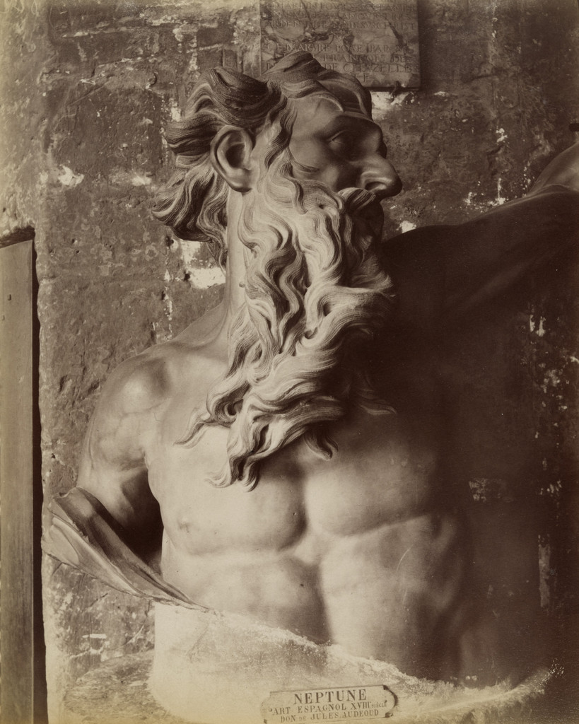 Neptune, art espagnol du XVIIIème siècle, Cluny, Paris