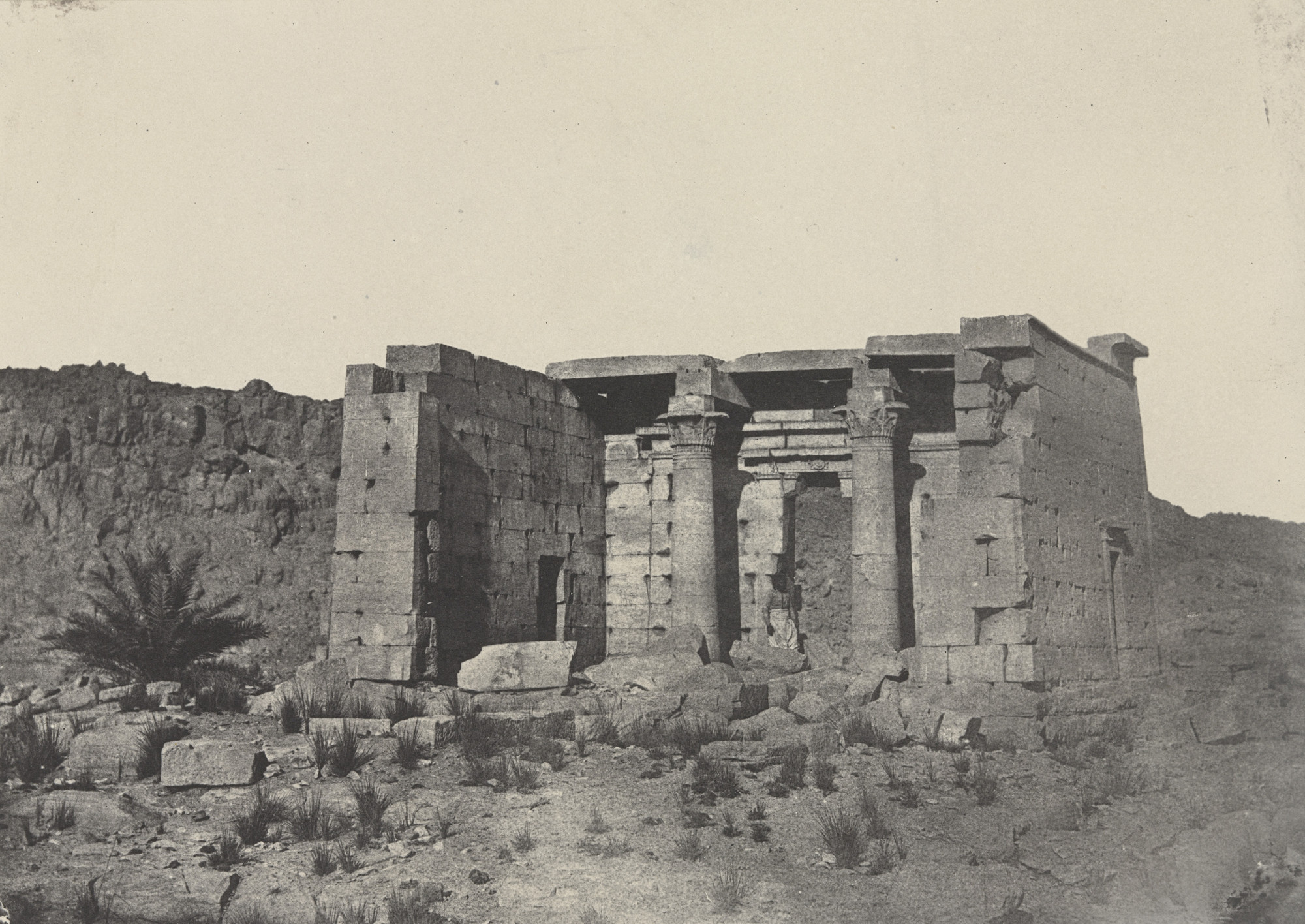 Maxime Du Camp. Temple de Tafah