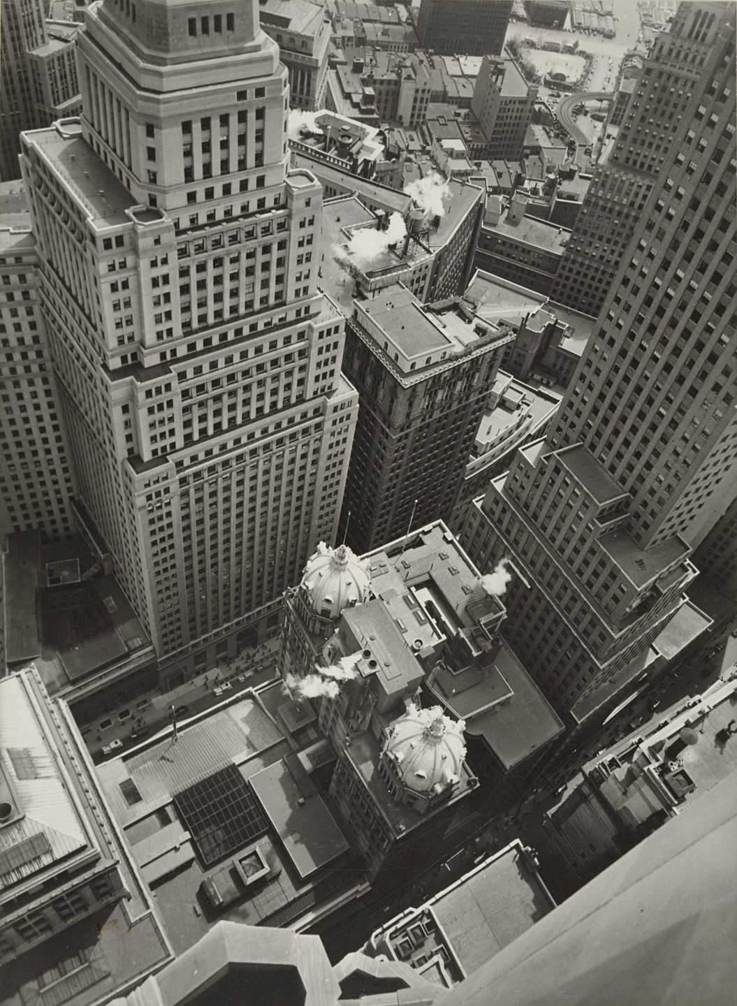 Berenice Abbott. Financial District Rooftops I, Manhattan. May 4, 1938