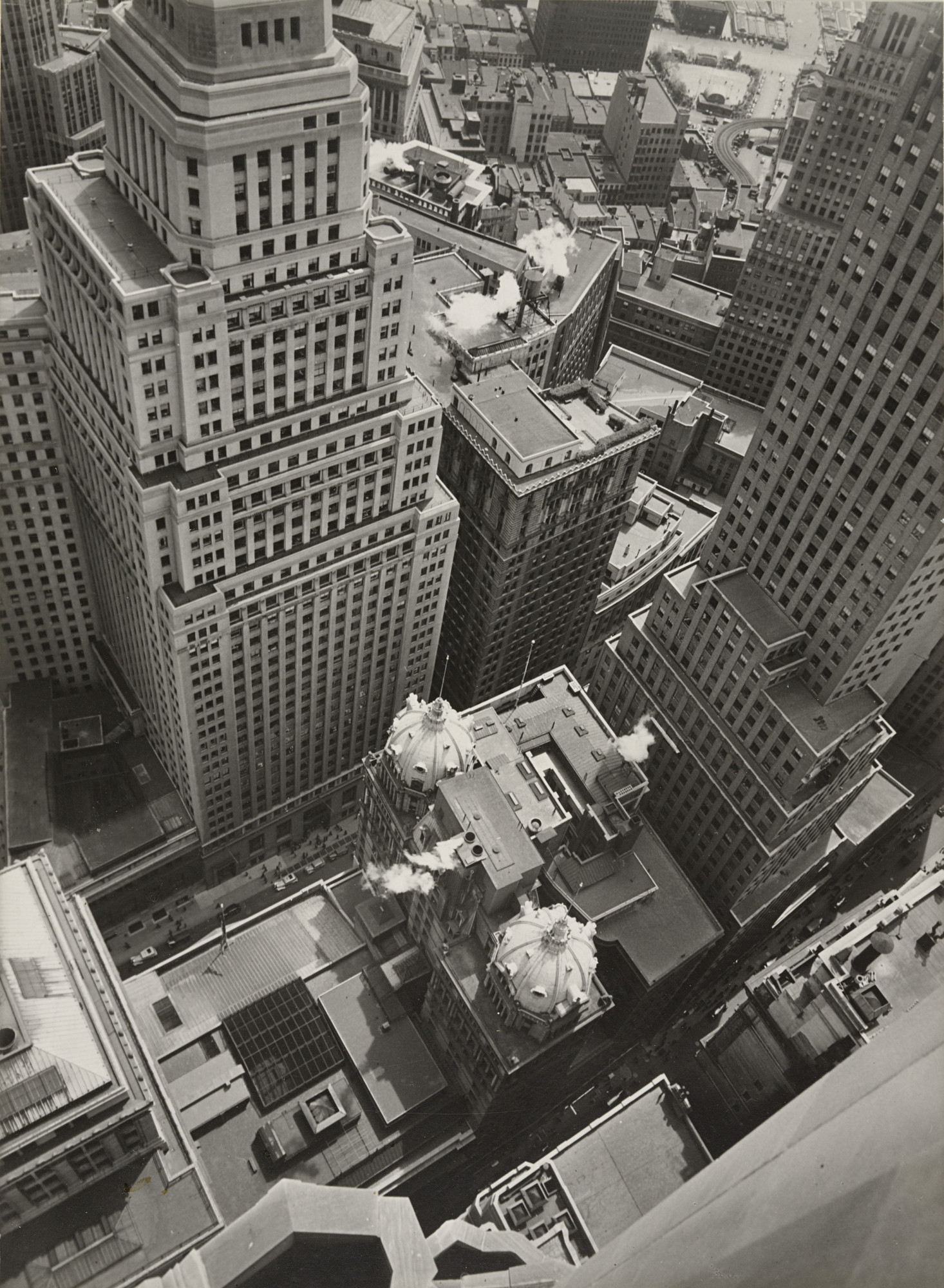 Berenice Abbott. Financial District Rooftops I, Manhattan. May 4