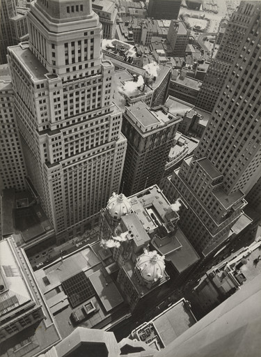 Berenice Abbott. Financial District Rooftops I, Manhattan. May 4