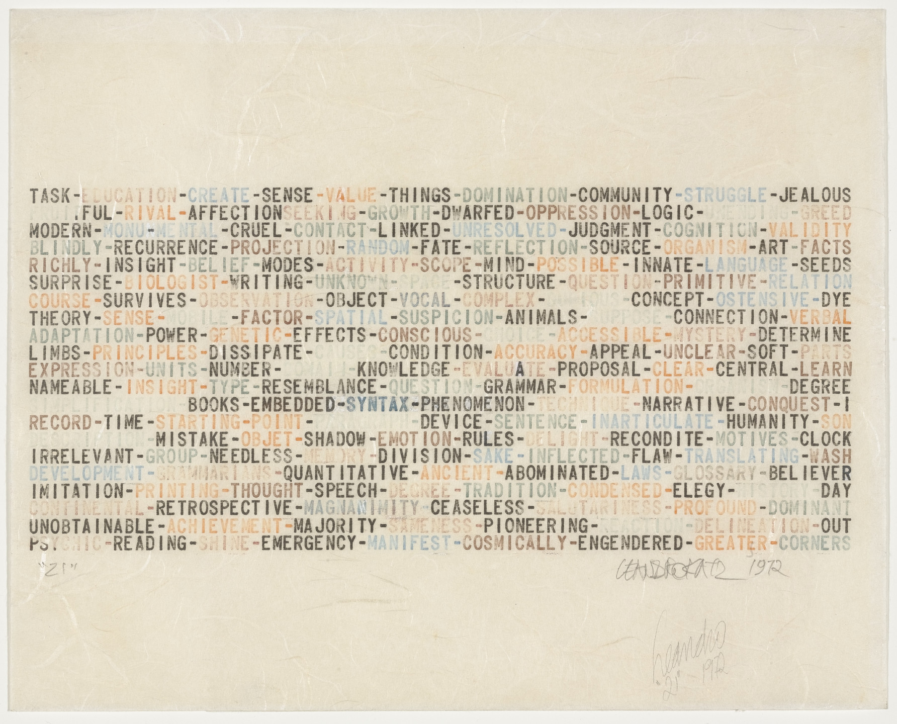 Leandro Katz. 21. 1972