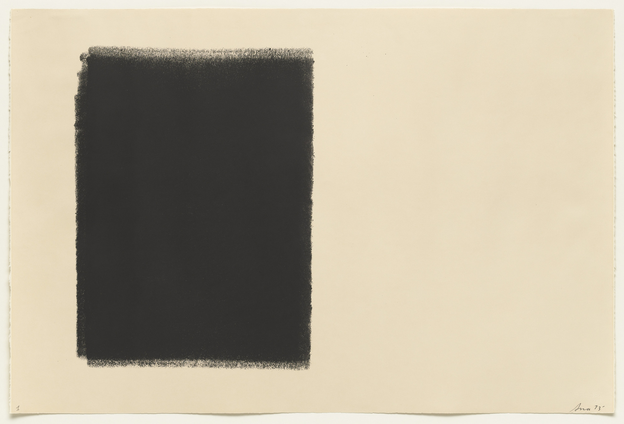 Richard Serra. Untitled (14-part roller drawing)