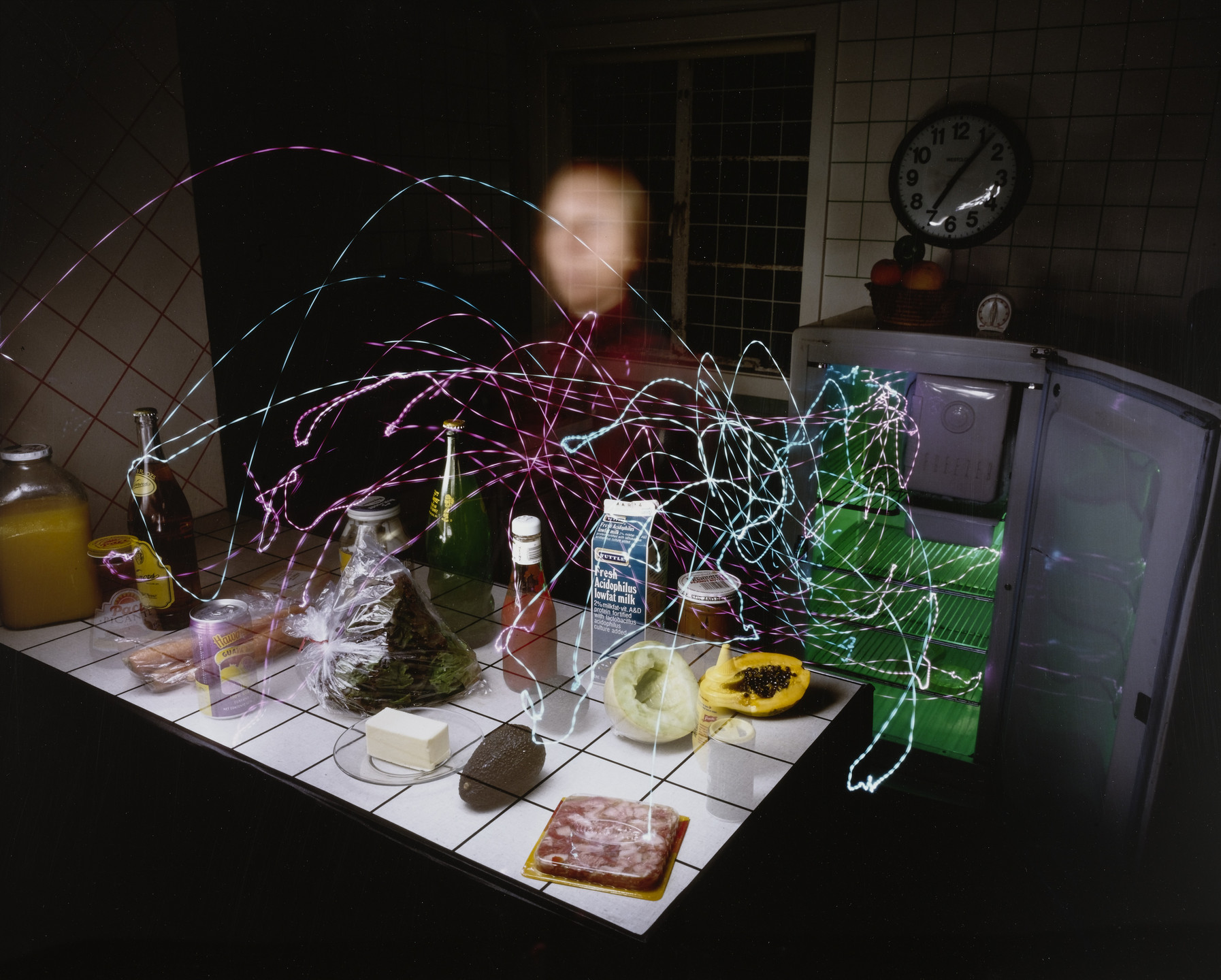 Michael Mandel. Emptying the Fridge. 1984