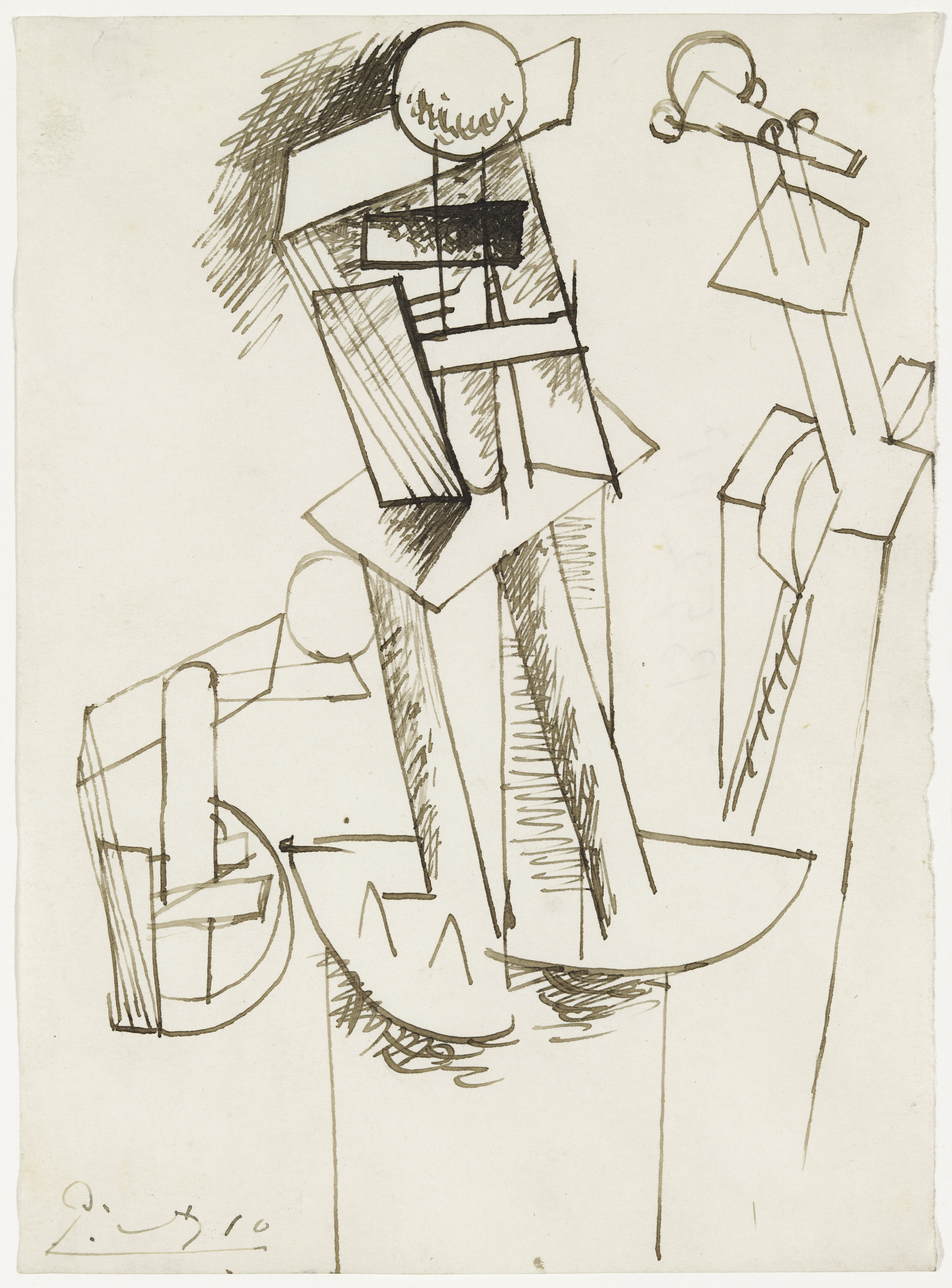 Pablo Picasso. Study for a Construction