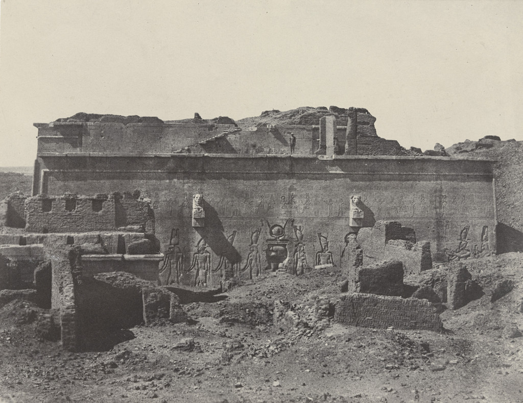 Grand Temple de Denderah, Façade Postérieure