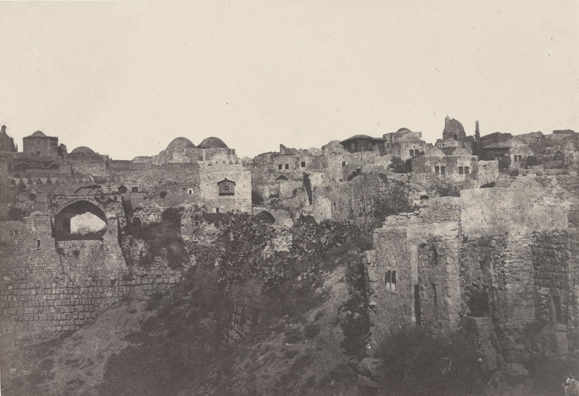 Maxime Du Camp. Jerusalem, Quartier Oriental