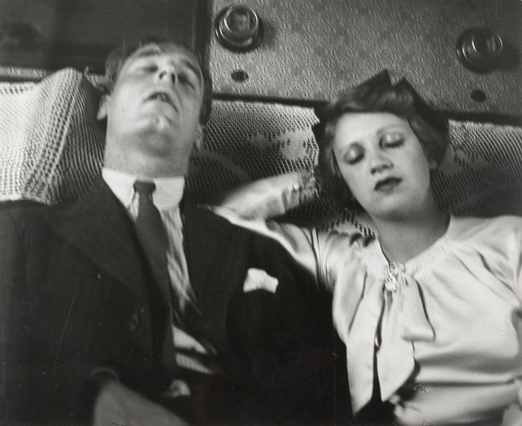 Brassaï (Gyula Halász). Couple Asleep in a Train