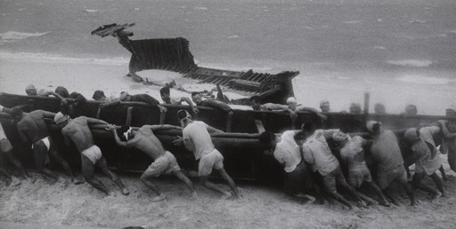 Yukichi Watabe. Untitled from the series Taifū ga kita (A Typhoon Has Landed). c. 1950