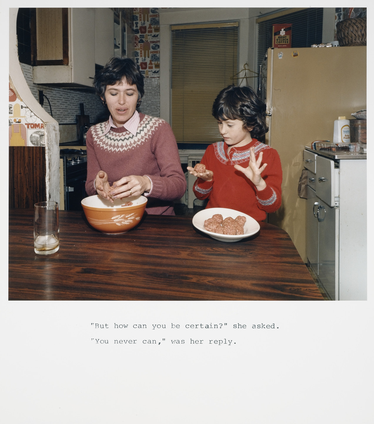 Mary E. Frey. Untitled from the series Real Life Dramas. 1984-87