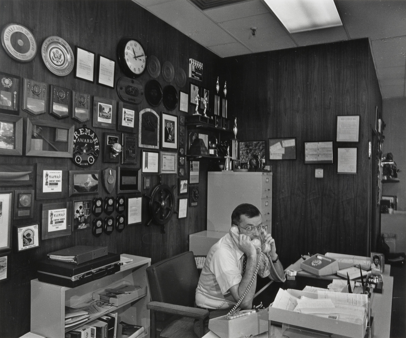 Bill Owens. Like everyone else, I'm caught up in the rat race. I work eighty hours a week and with my real estate investments earn $100,000 a year. I just got divorced., In the insurance business the public thinks we promise the moon but we can only deliver half a moon.. 1975