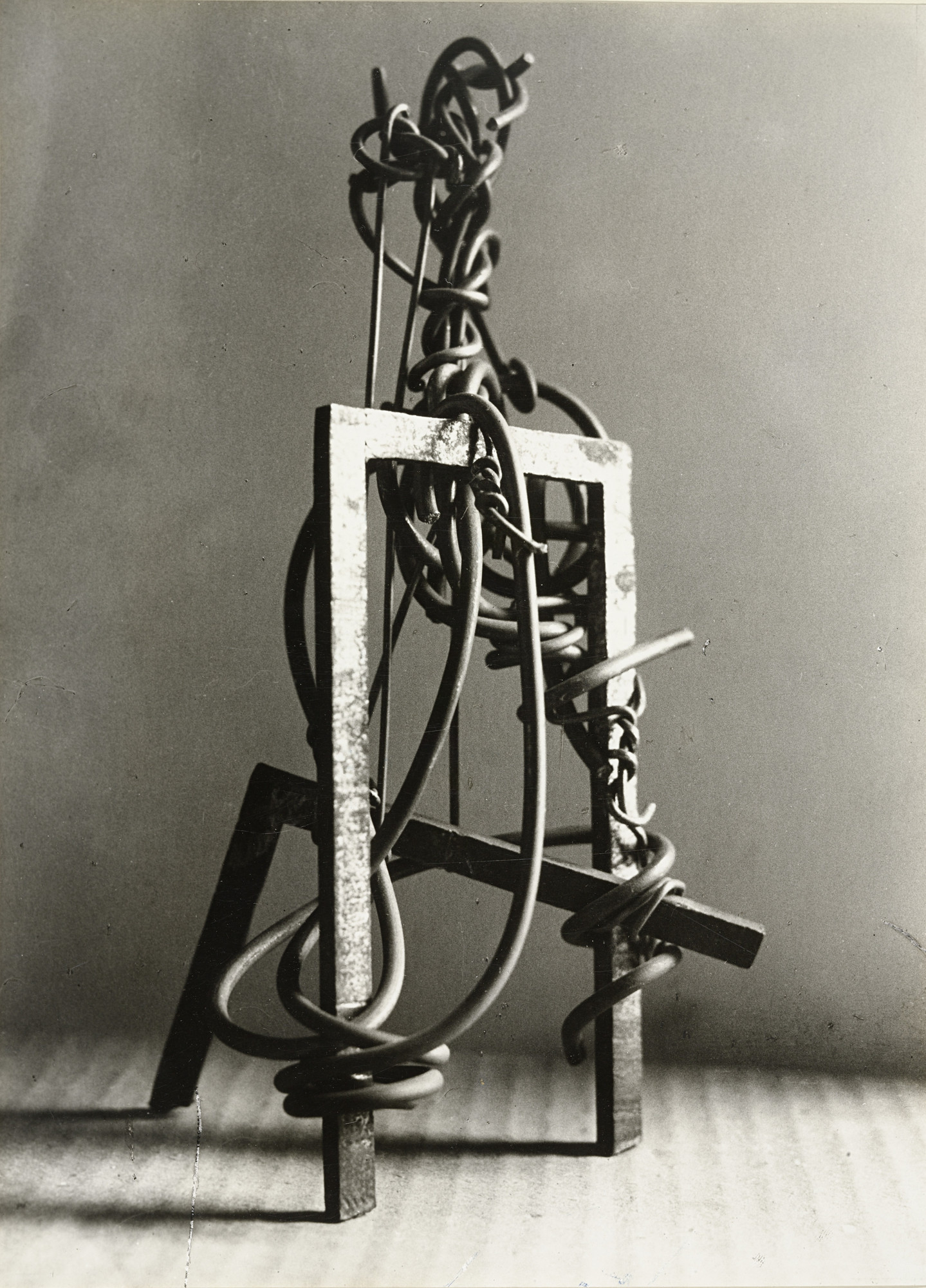 Brassaï (Gyula Halász). Picasso Sculpture (iron wire)