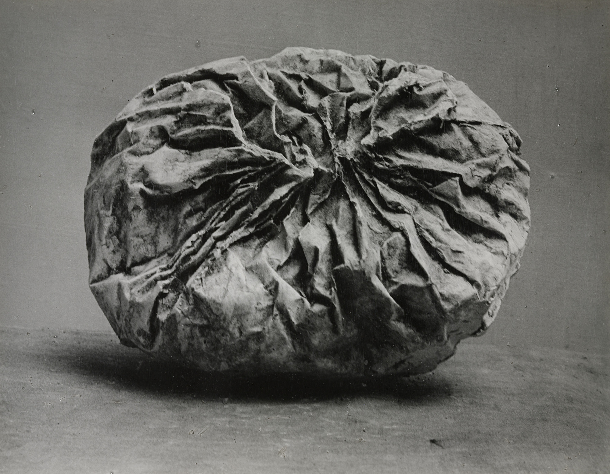 Brassaï (Gyula Halász). Picasso Sculpture (plaster, crushed paper