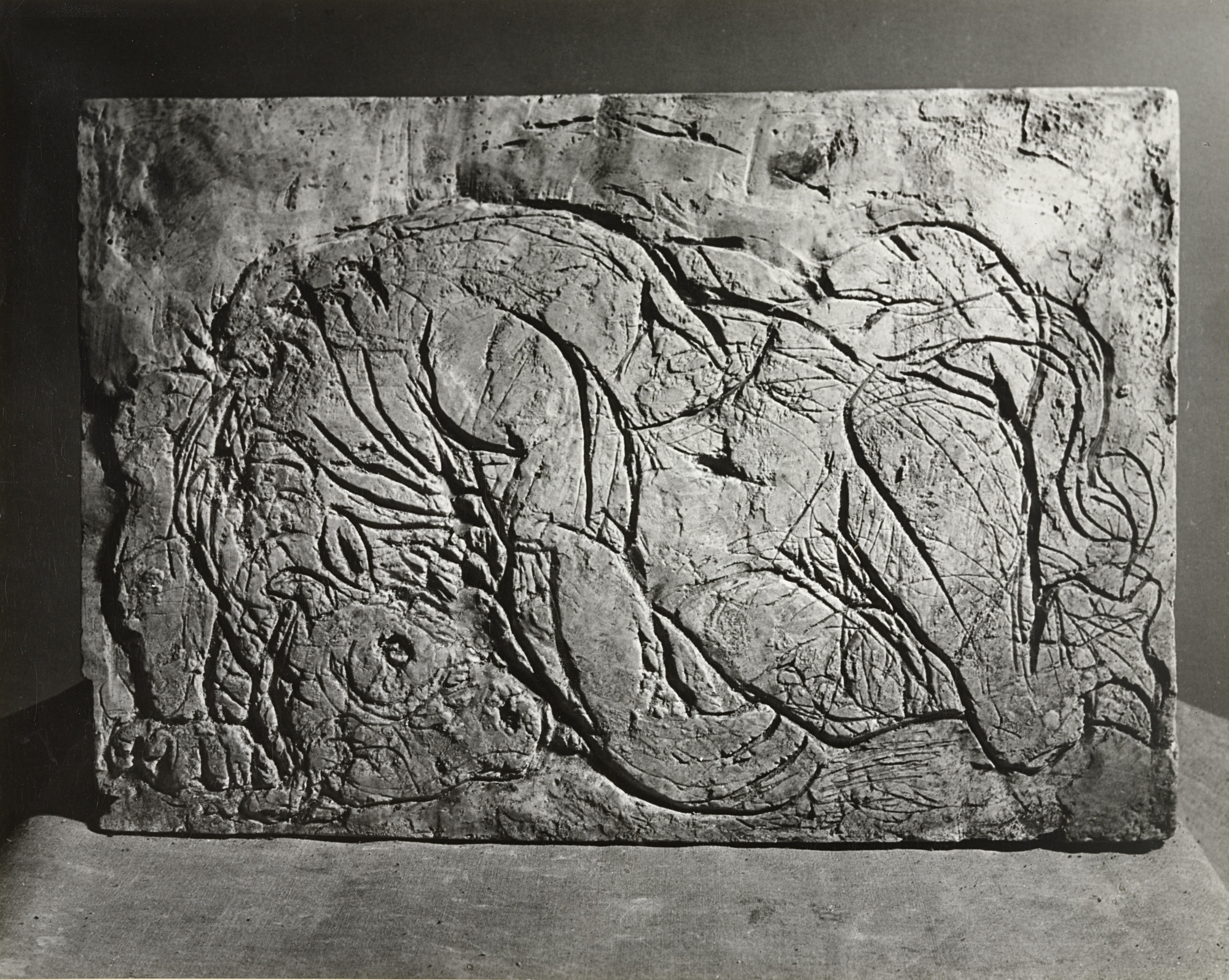 Brassaï (Gyula Halász). Picasso Sculpture (plaster)