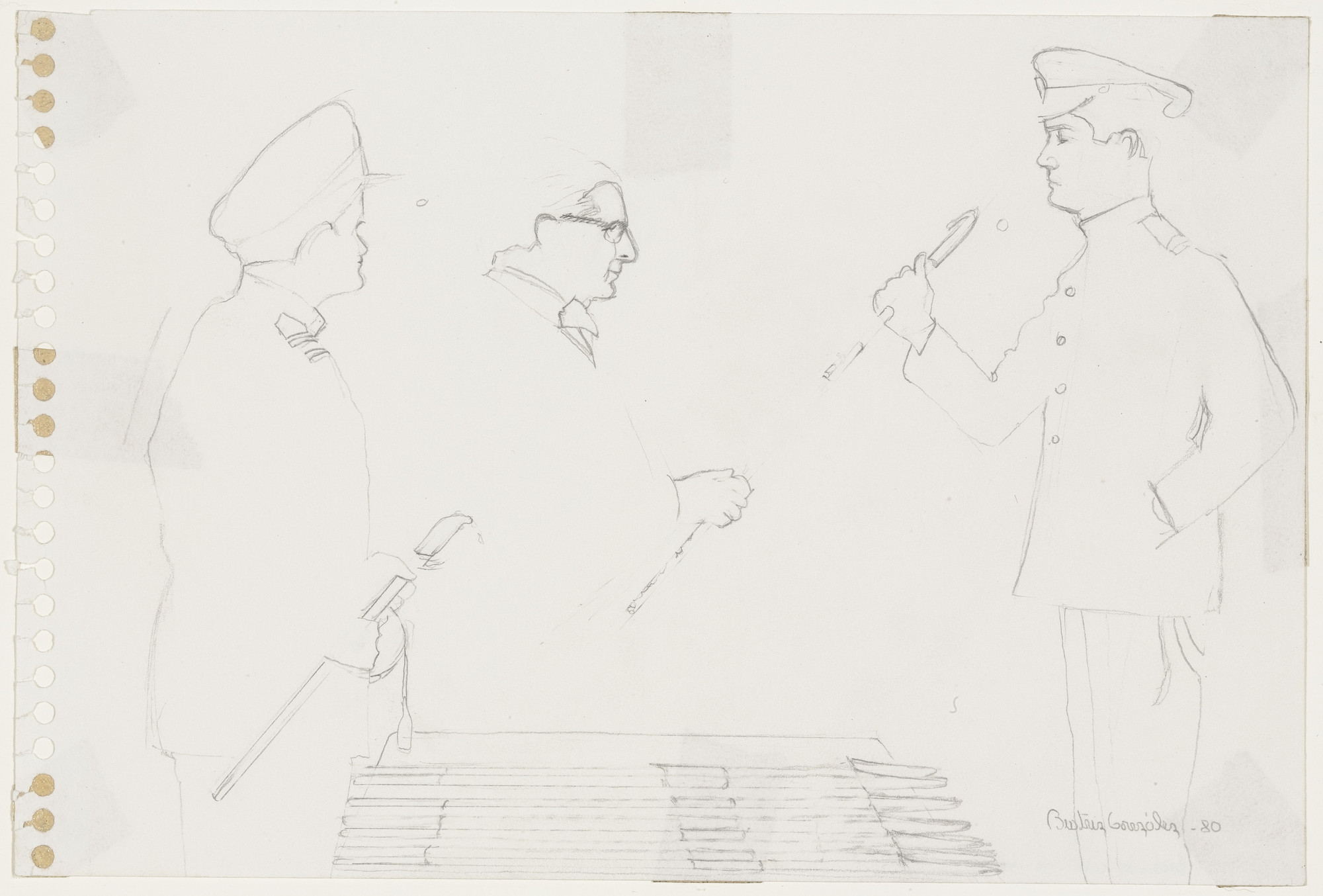 Beatriz González. Grado de marinos (Marine Rank). 1980