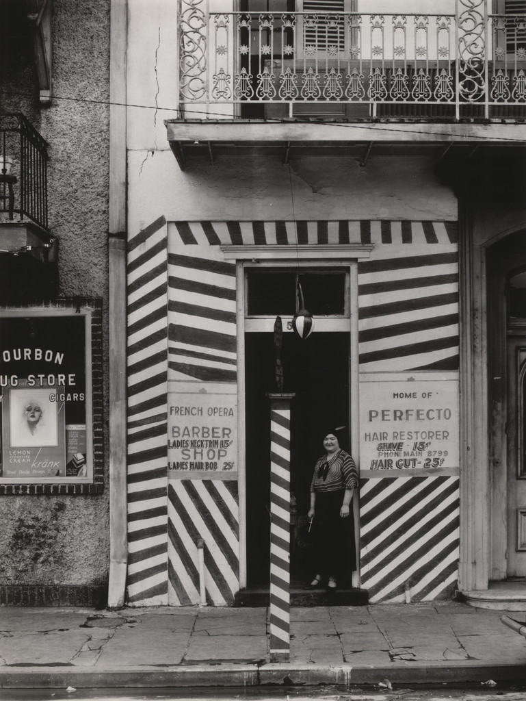 Sidewalk and Shopfront, New Orleans