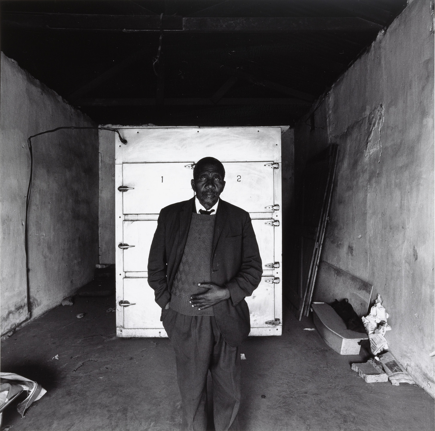 David Goldblatt. Undertaker, Soweto, South Africa. 1972