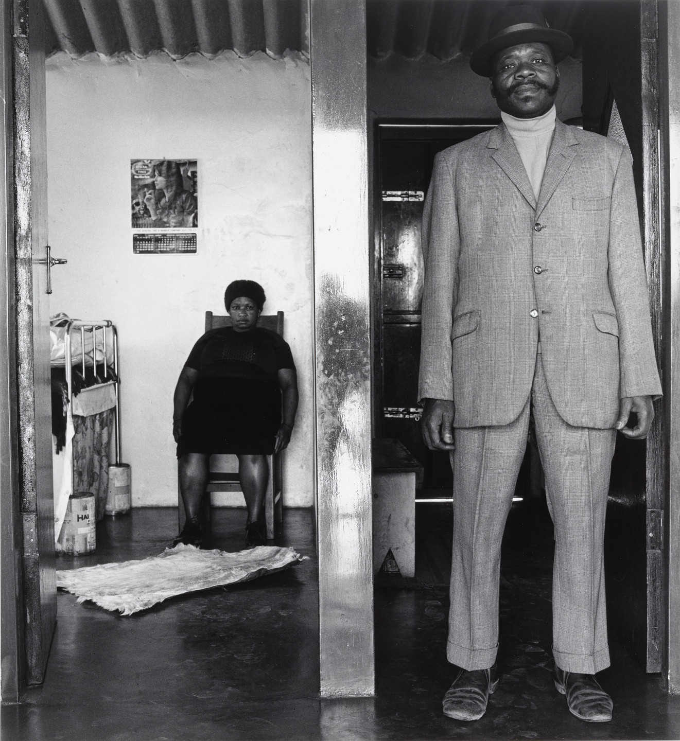 David Goldblatt. Couple in their House, Soweto, South Africa. 1972
