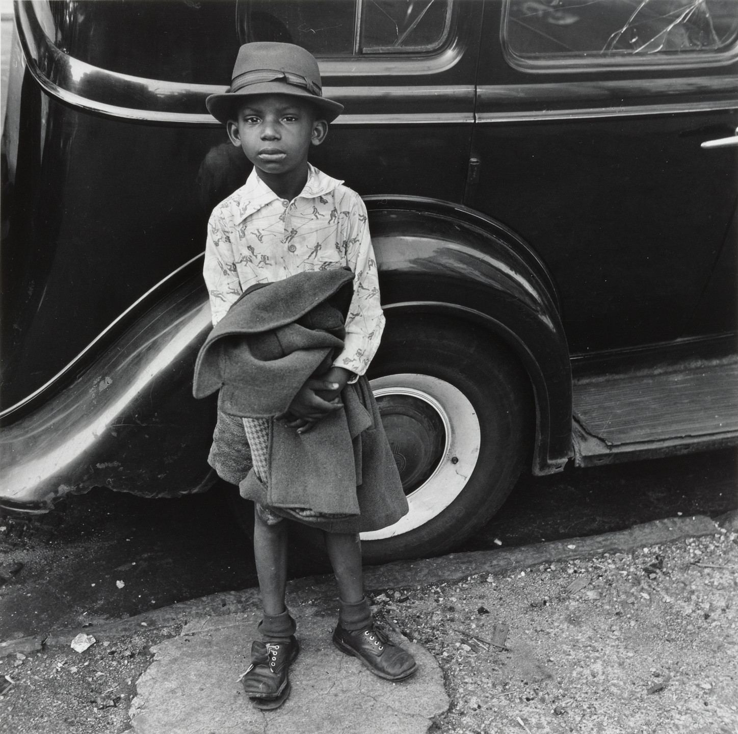 Jerome Liebling. Boy and Car, New York City. 1948
