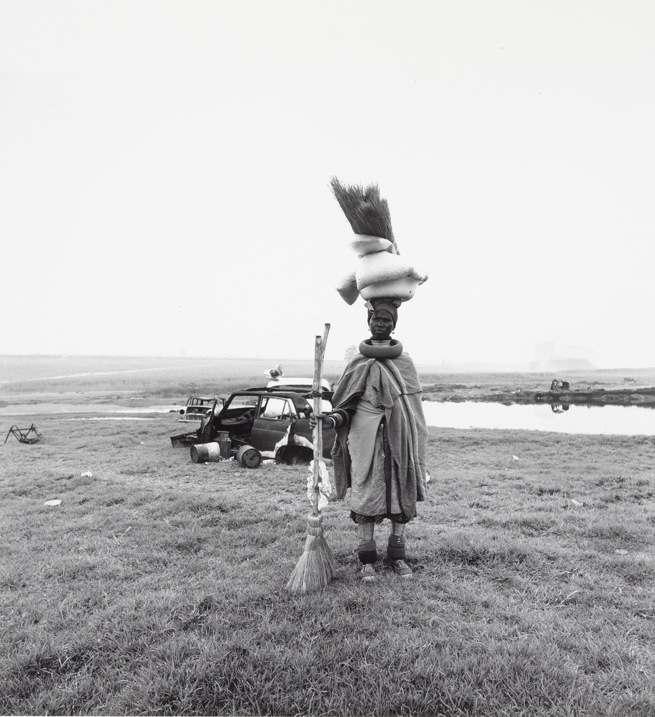 David Goldblatt. Ndebele Broom Seller, Soweto, South Africa. 1972