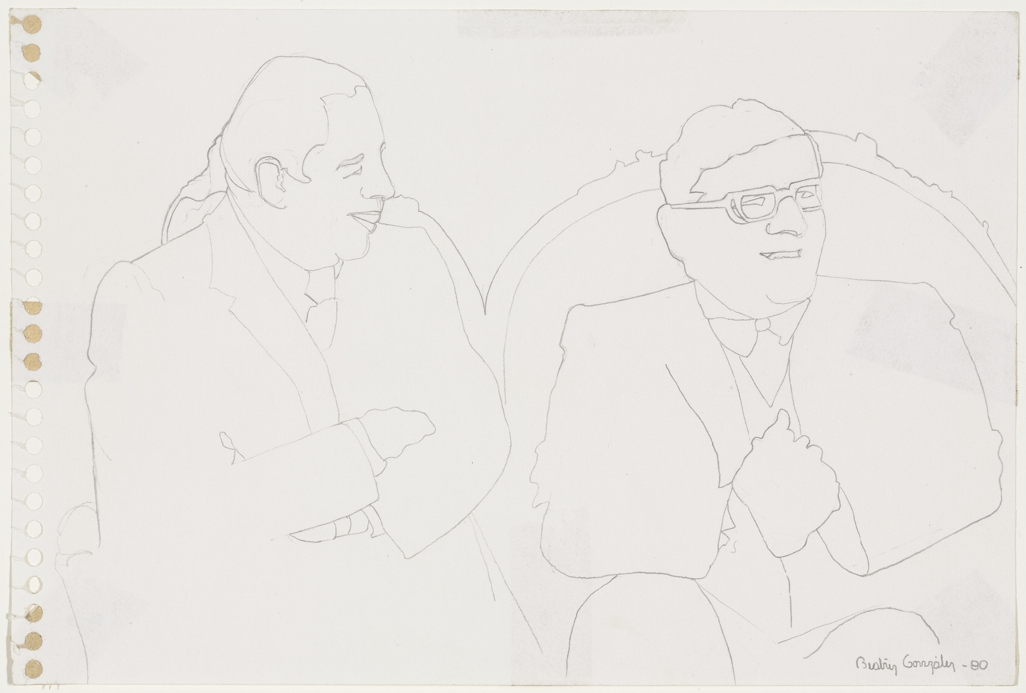 Beatriz González. Turbay y Álvaro (Turbay and Álvaro). 1980
