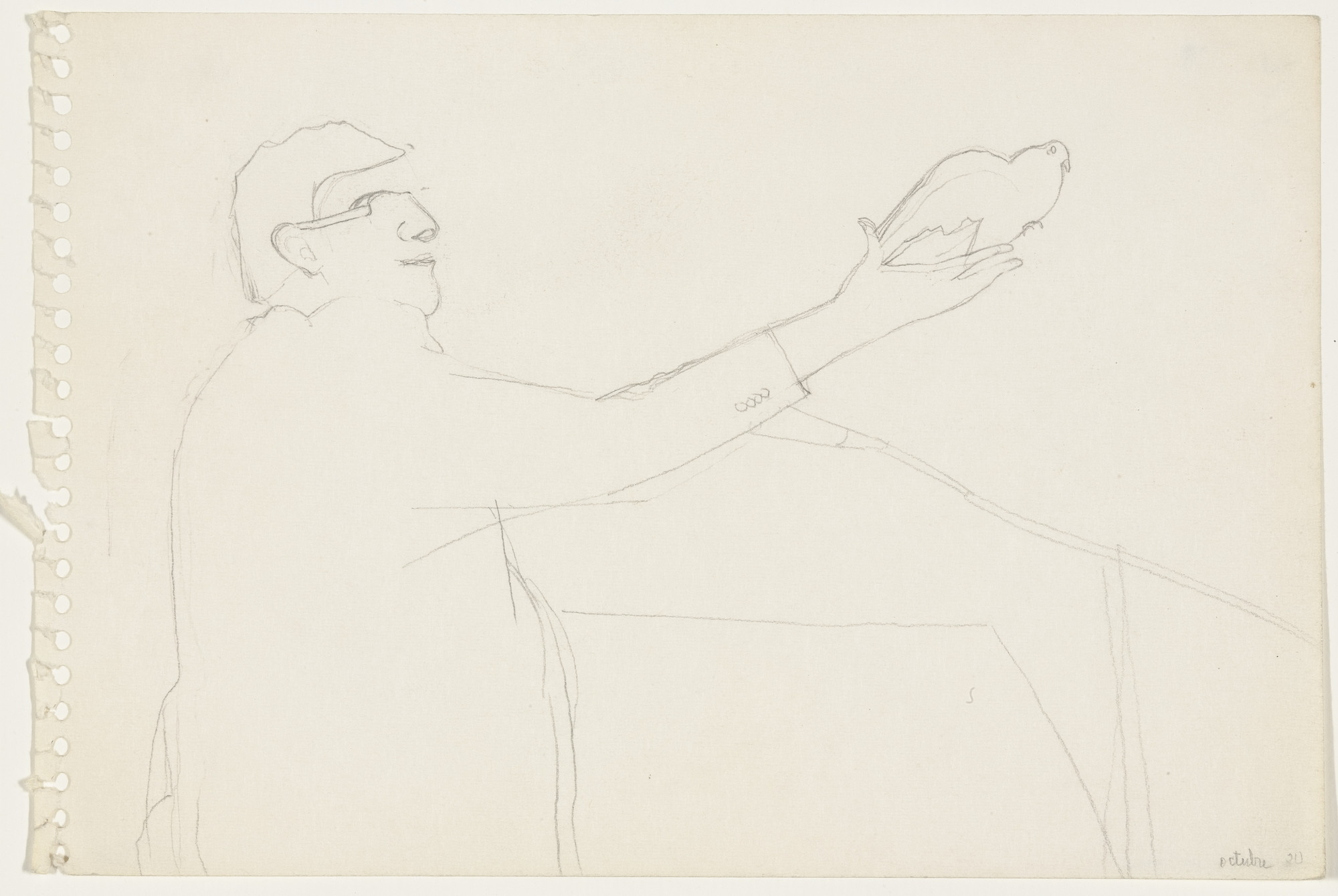 Beatriz González. Turbay y paloma (Turbay and Dove). 1980