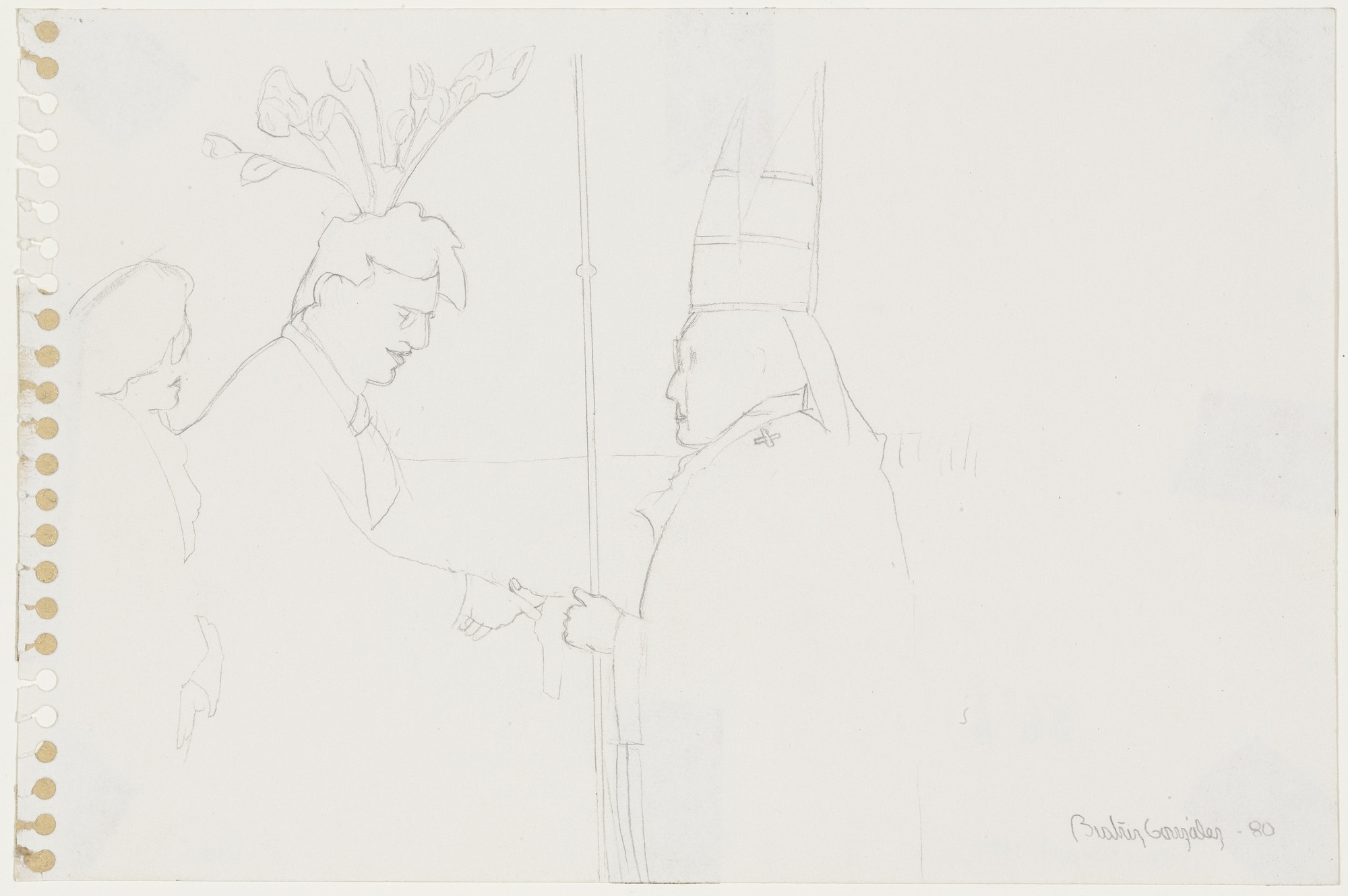Beatriz González. Turbay y Aníbal (Turbay and Aníbal). 1980