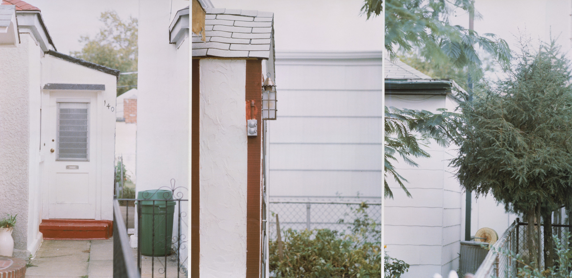 Jan Groover. King&#39;s Red Vertical with Clapboard. 1977