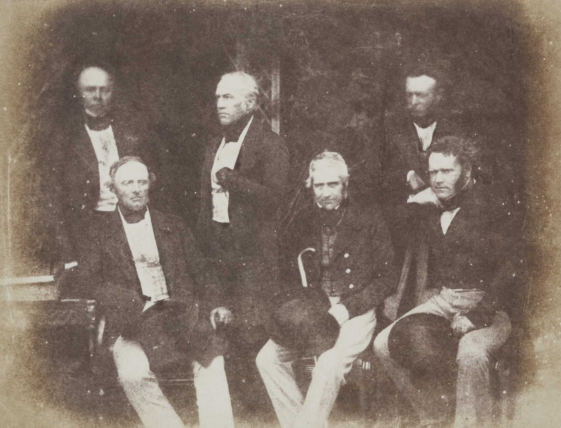 David Octavius Hill, Robert Adamson. John Gersdorp, King of Saxony, Unknown Man, The Earl of Morton, Wyndam Anstruther and Sir Ralph Anstruther. 1844