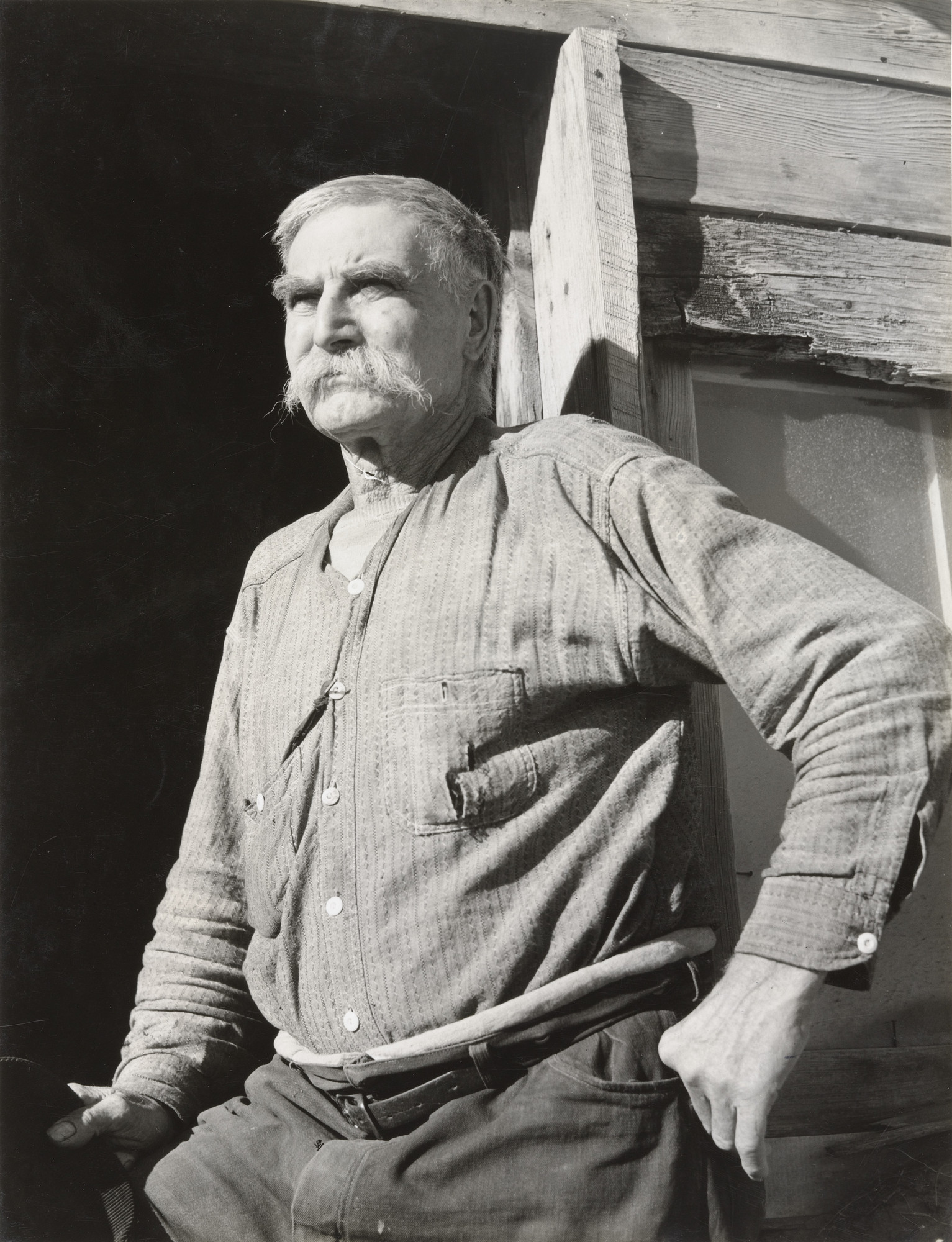 Russell Lee. Old Settler, Montana