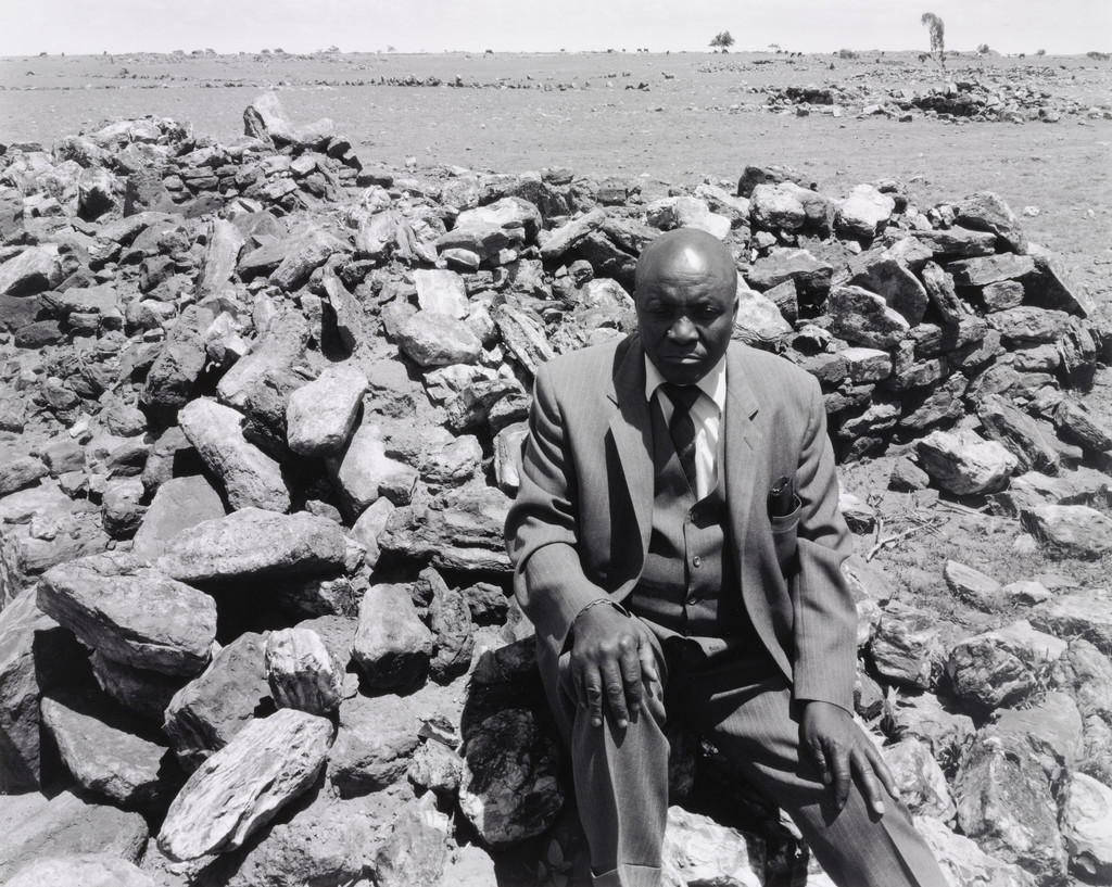 Luke Kgatitsoe at His House, Magopa, Ventersdorp District, Western Transvaal