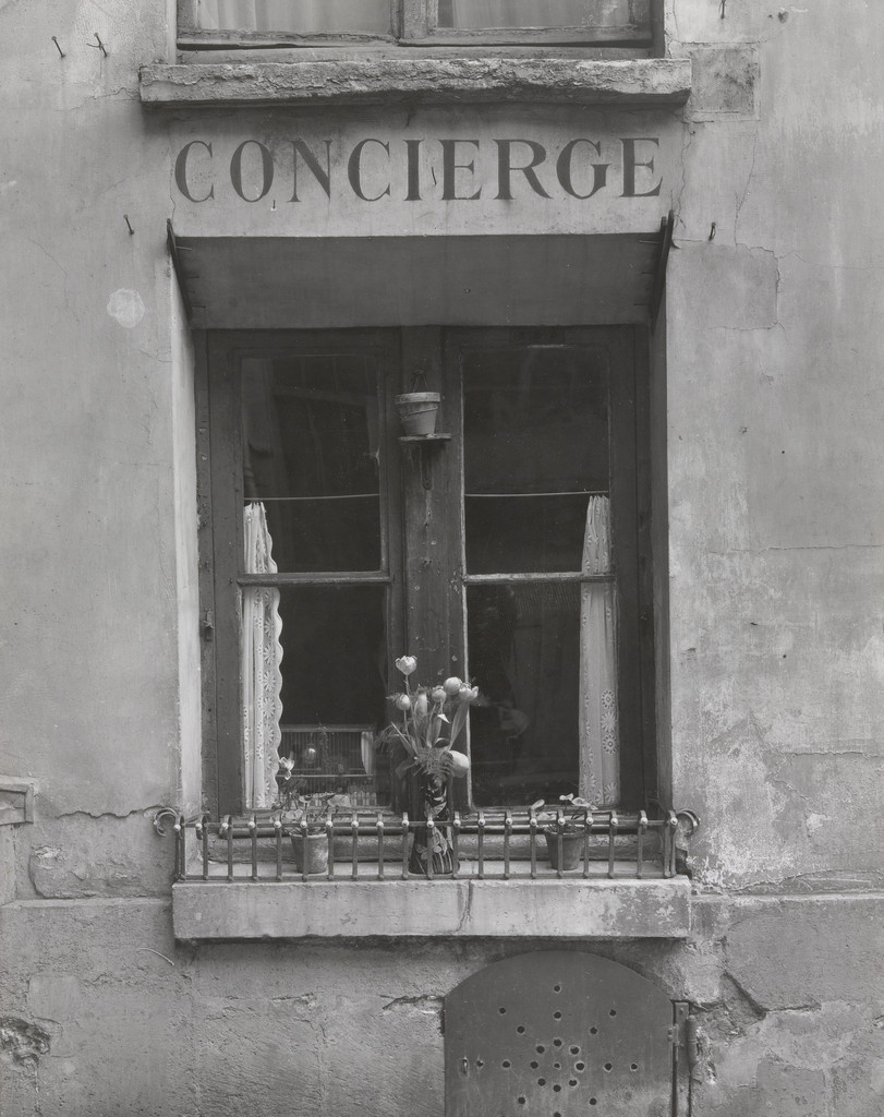 Concierge's Window, Paris, Todd Webb, 1950
