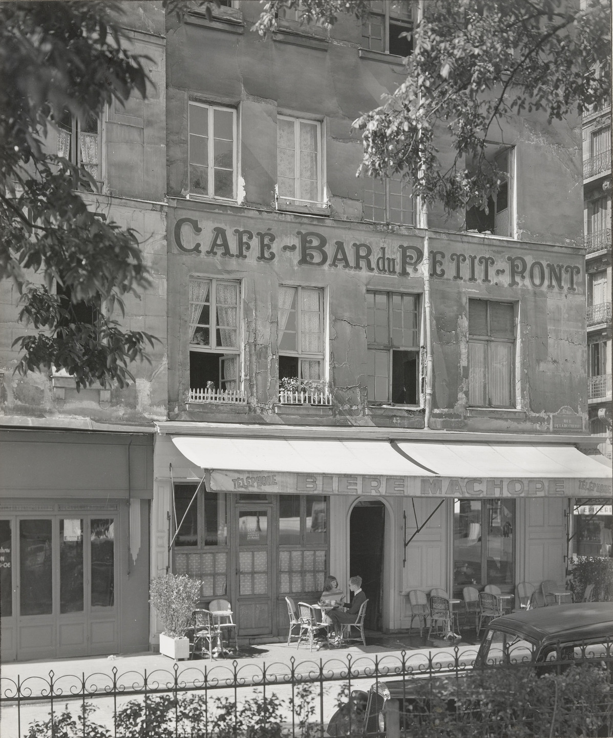 Todd Webb. Café on Rue de la Boucherie, Paris. 1951