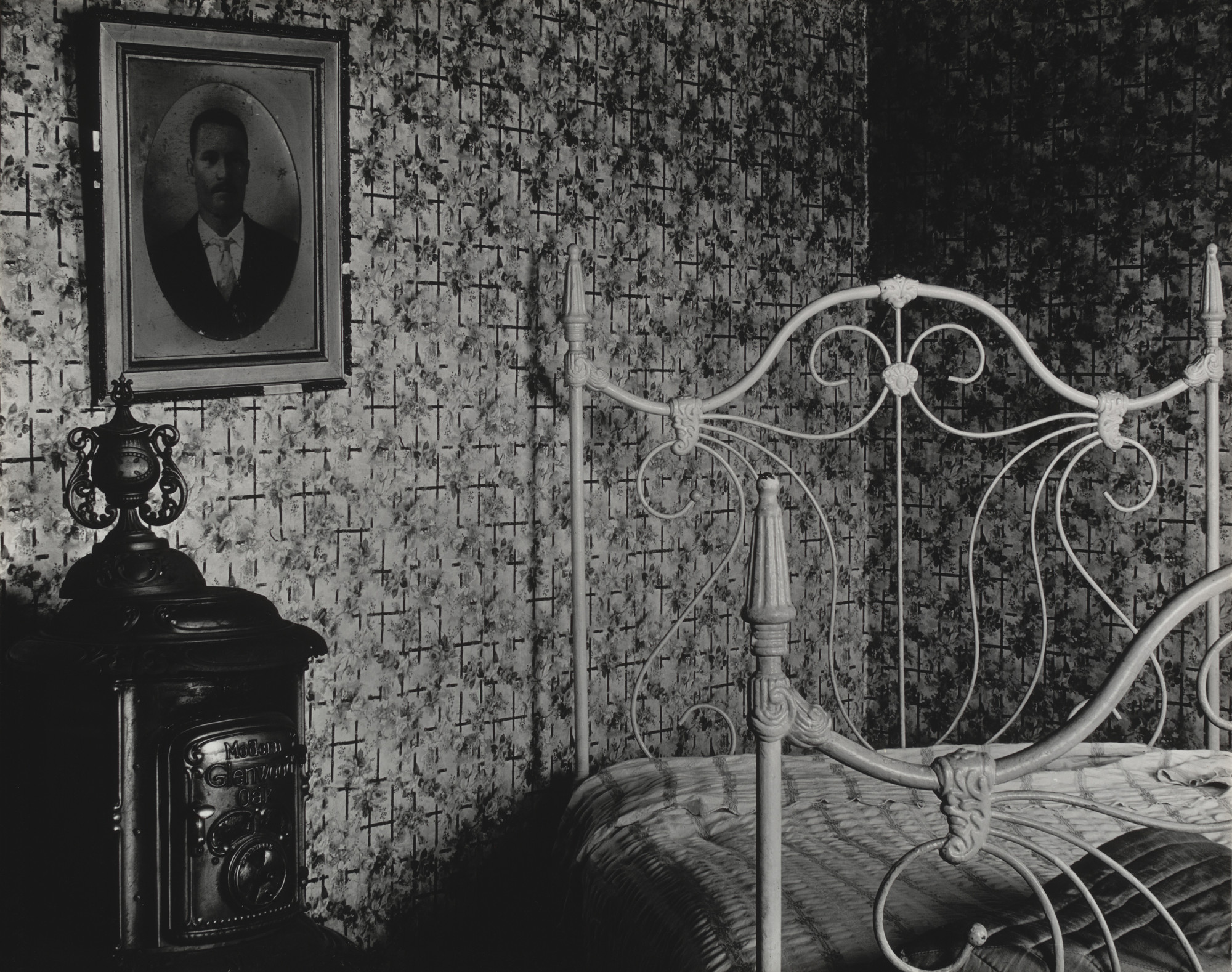 Walker Evans. Bed and Stove, Truro, Massachusetts